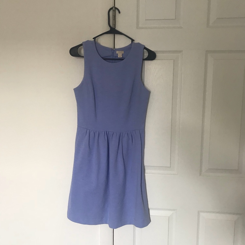 J Crew Sleeveless Periwinkle Dress